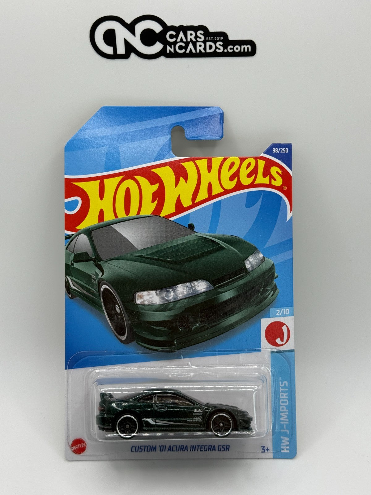 2022 Hot Wheels HW J-Imports 2/10 Custom '01 Acura Integra GSR Green