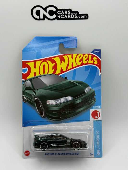 2022 Hot Wheels HW J-Imports 2/10 Custom '01 Acura Integra GSR Green