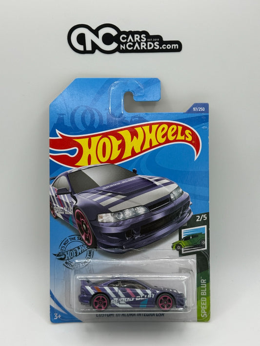 2020 Hot Wheels Speed Blur 2/5 Custom '01 Acura Integra GSR Purple