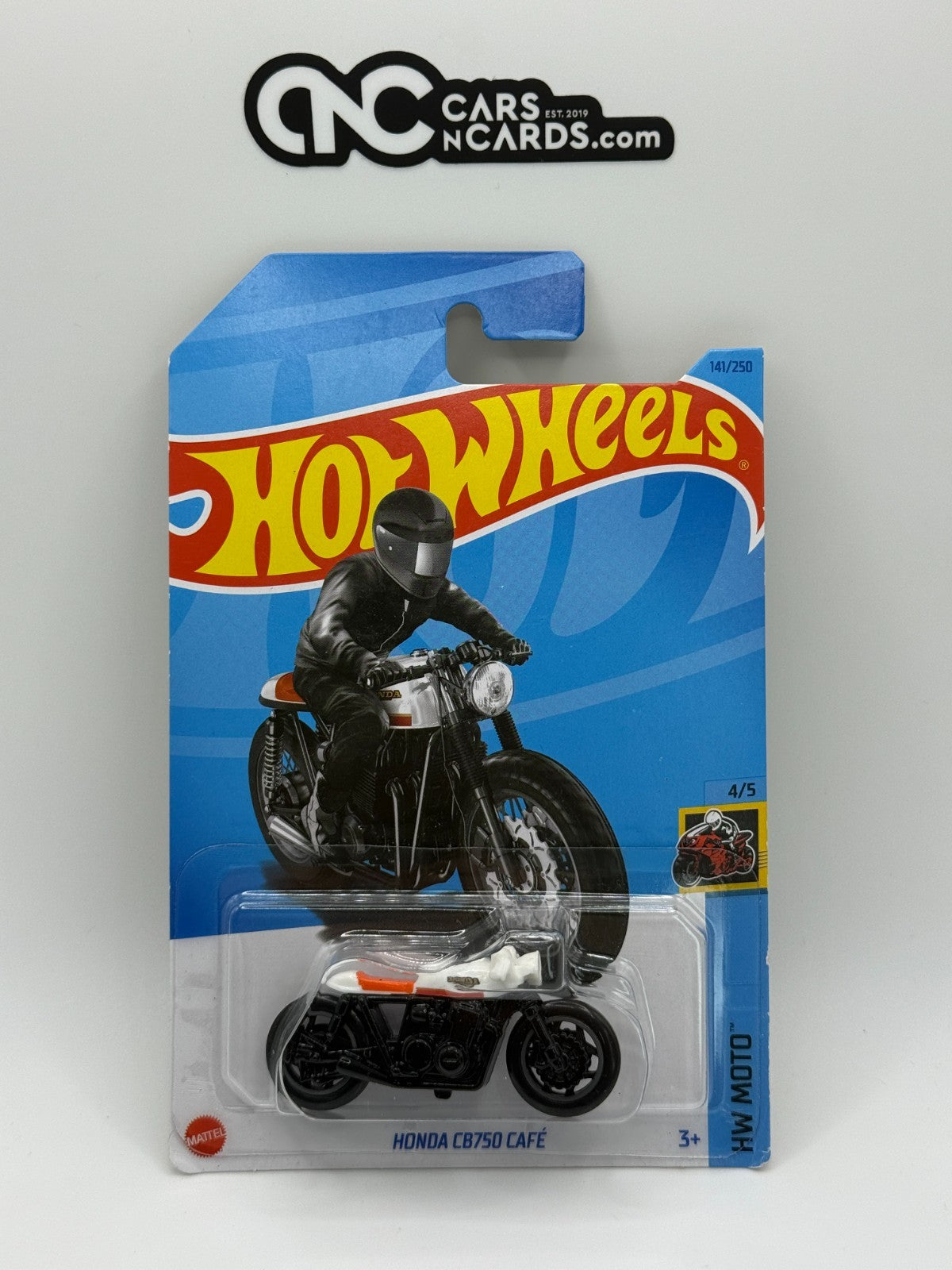2023 Hot Wheels HW Moto 4/5 Honda CB750 Cafe White
