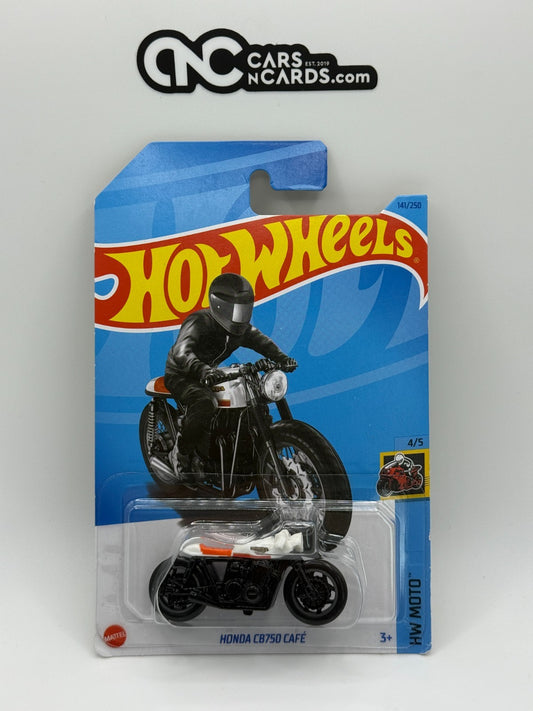2023 Hot Wheels HW Moto 4/5 Honda CB750 Cafe White
