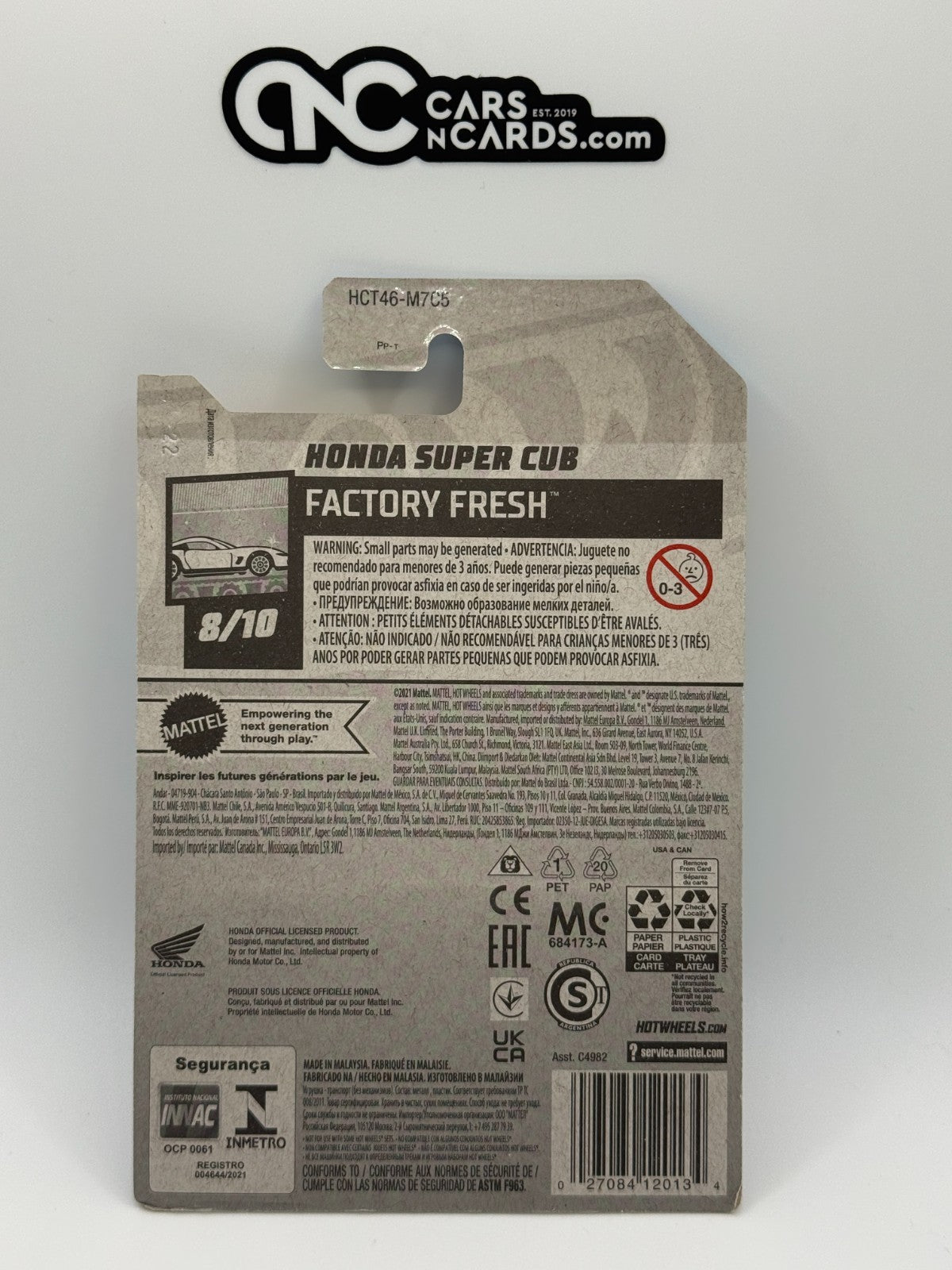 2022 Hot Wheels Factory Fresh 8/10 Honda Super Cub Black