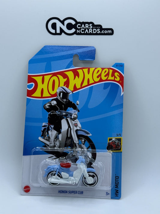 2023 Hot Wheels HW Moto 3/5 Honda Super Cub Blue