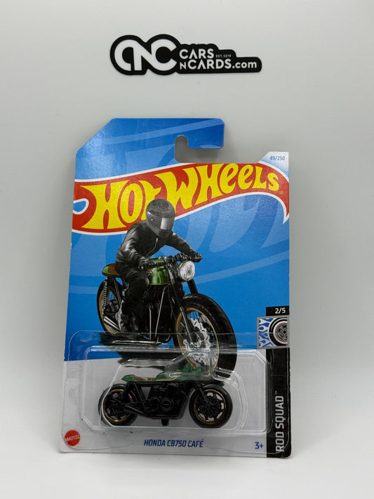 2024 Hot Wheels Rod Squad 2/5 Honda CB750 Cafe Green