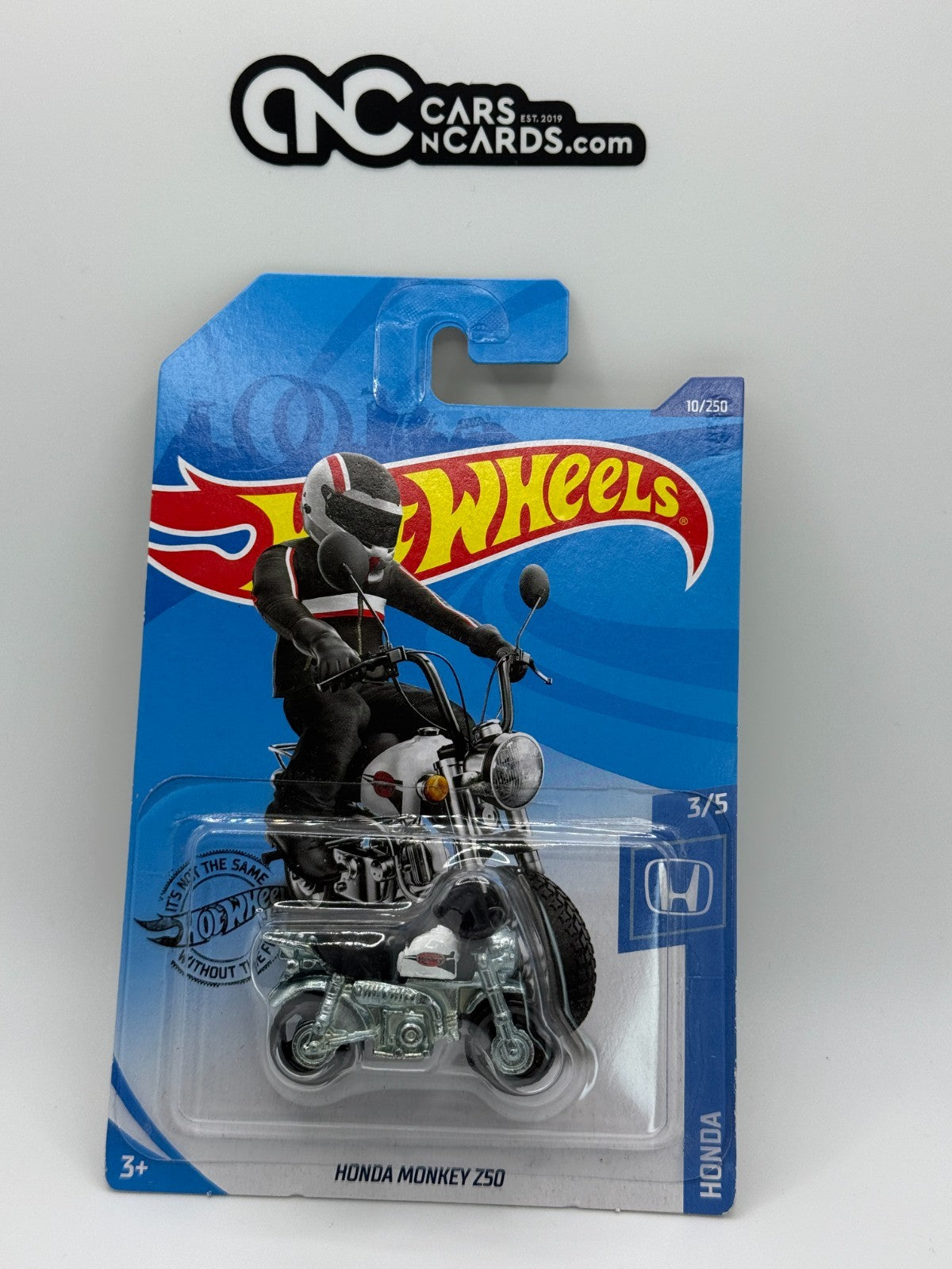 2020 Hot Wheels Honda 3/5 Honda Monkey Z50 White