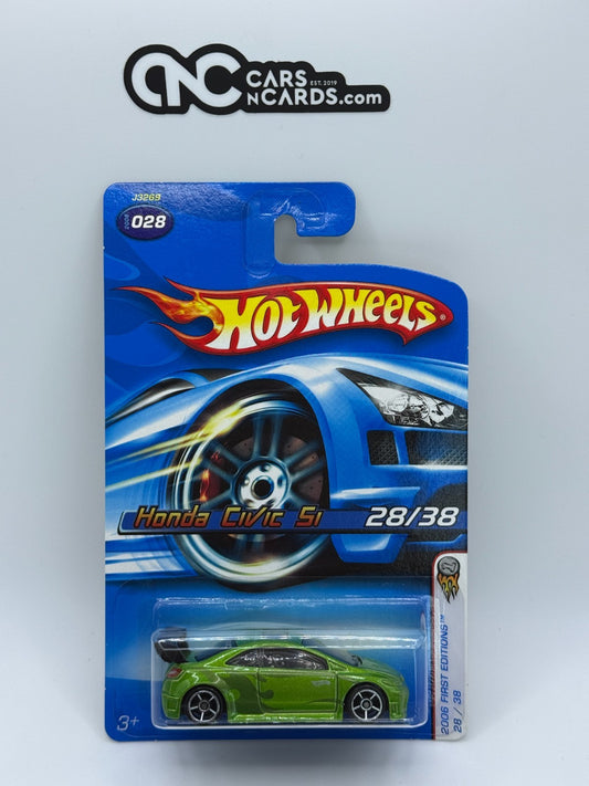 2006 Hot Wheels First Editions 28/38 Honda Civic Si Green