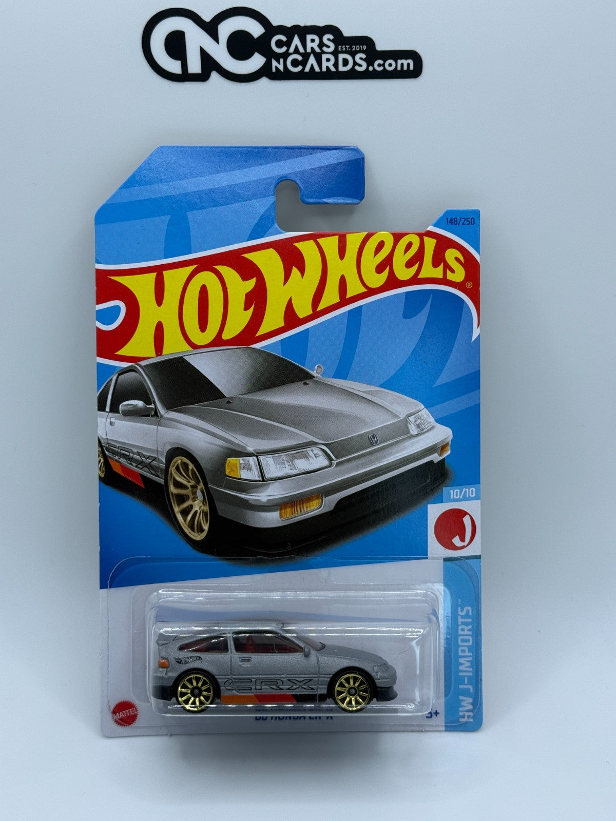 2023 Hot Wheels HW J-Imports 10/10 '88 Honda CR-X Gray