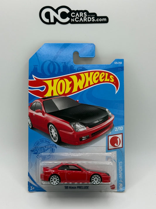 2021 Hot Wheels HW J-Imports 2/10 '98 Honda Prelude Red (Soft Corners)