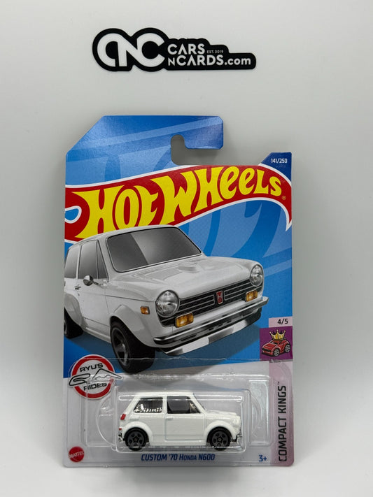 2022 Hot Wheels Compact Kings #4/5 Custom '70 Honda N600 White