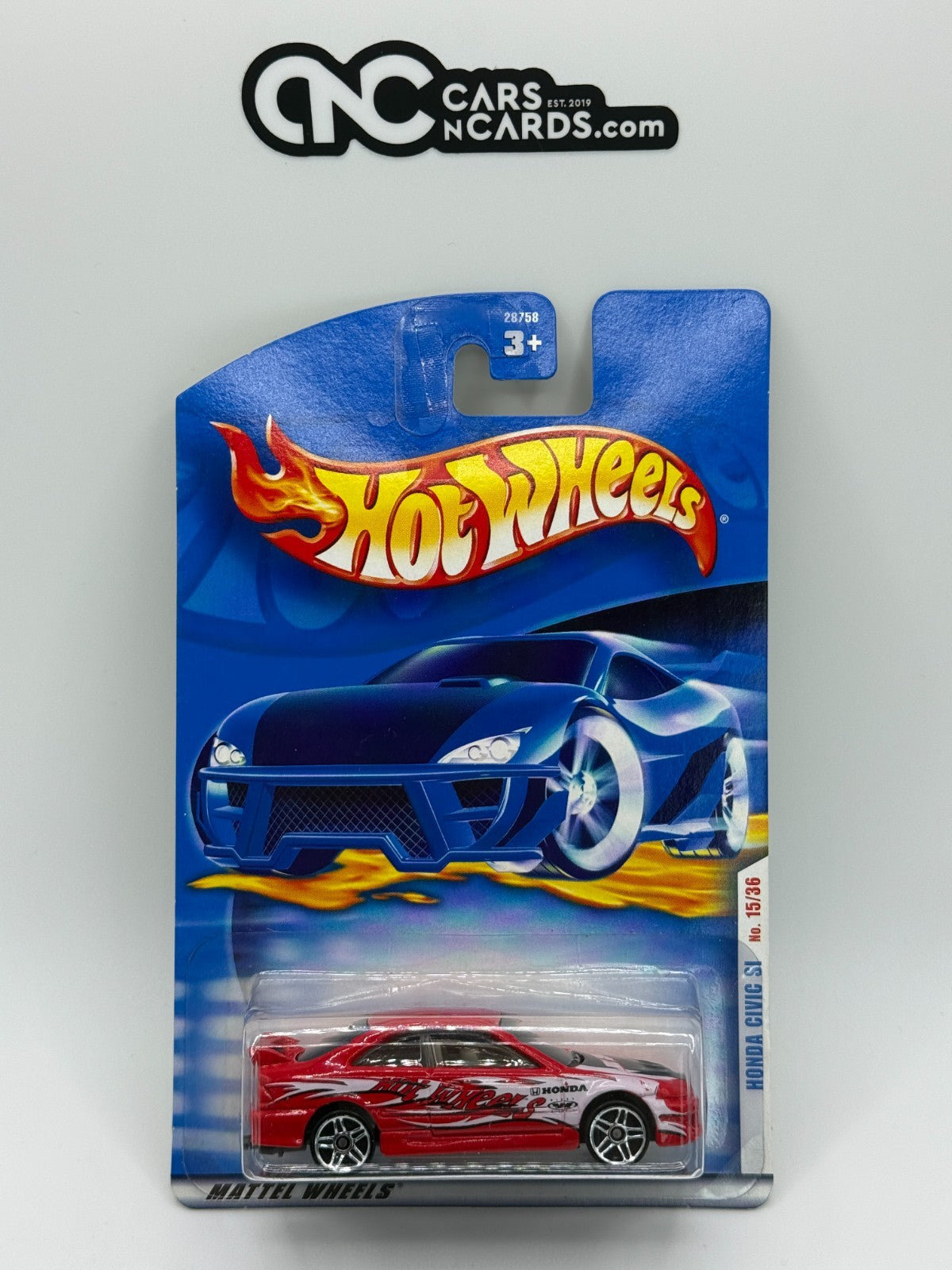 2001 Hot Wheels First Editions 15/36 Honda Civic Si (Crushed Blister)