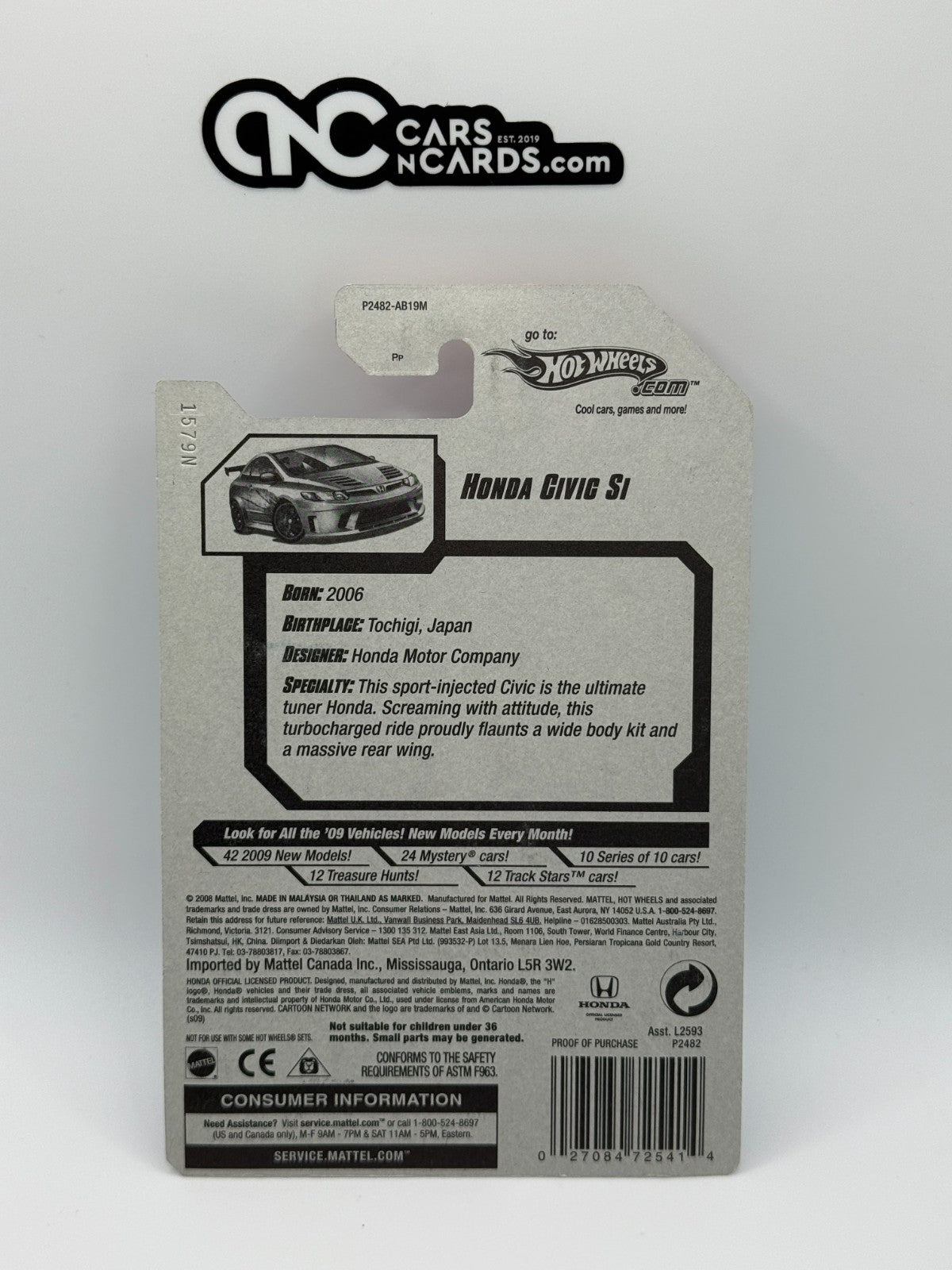 2009 Hot Wheels Modified Rides '09 Honda Civic Si