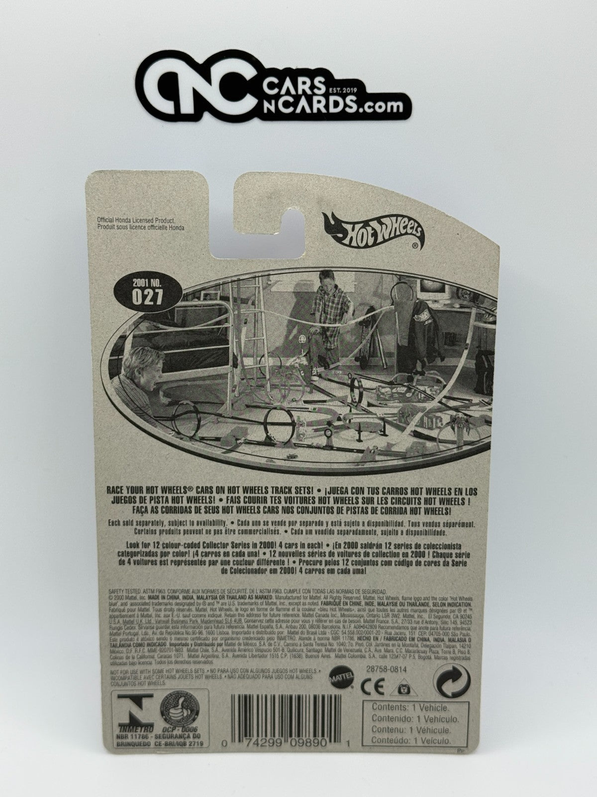 2001 Hot Wheels First Editions 15/36 Honda Civic Si (Crushed Blister)