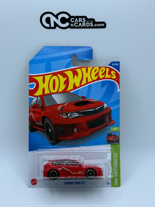 2022 Hot Wheels HW Hatchbacks 4/5 Subaru WRX STI Red