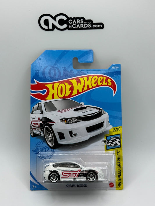 2021 Hot Wheels HW Speed Graphics 2/10 Subaru WRX STI White