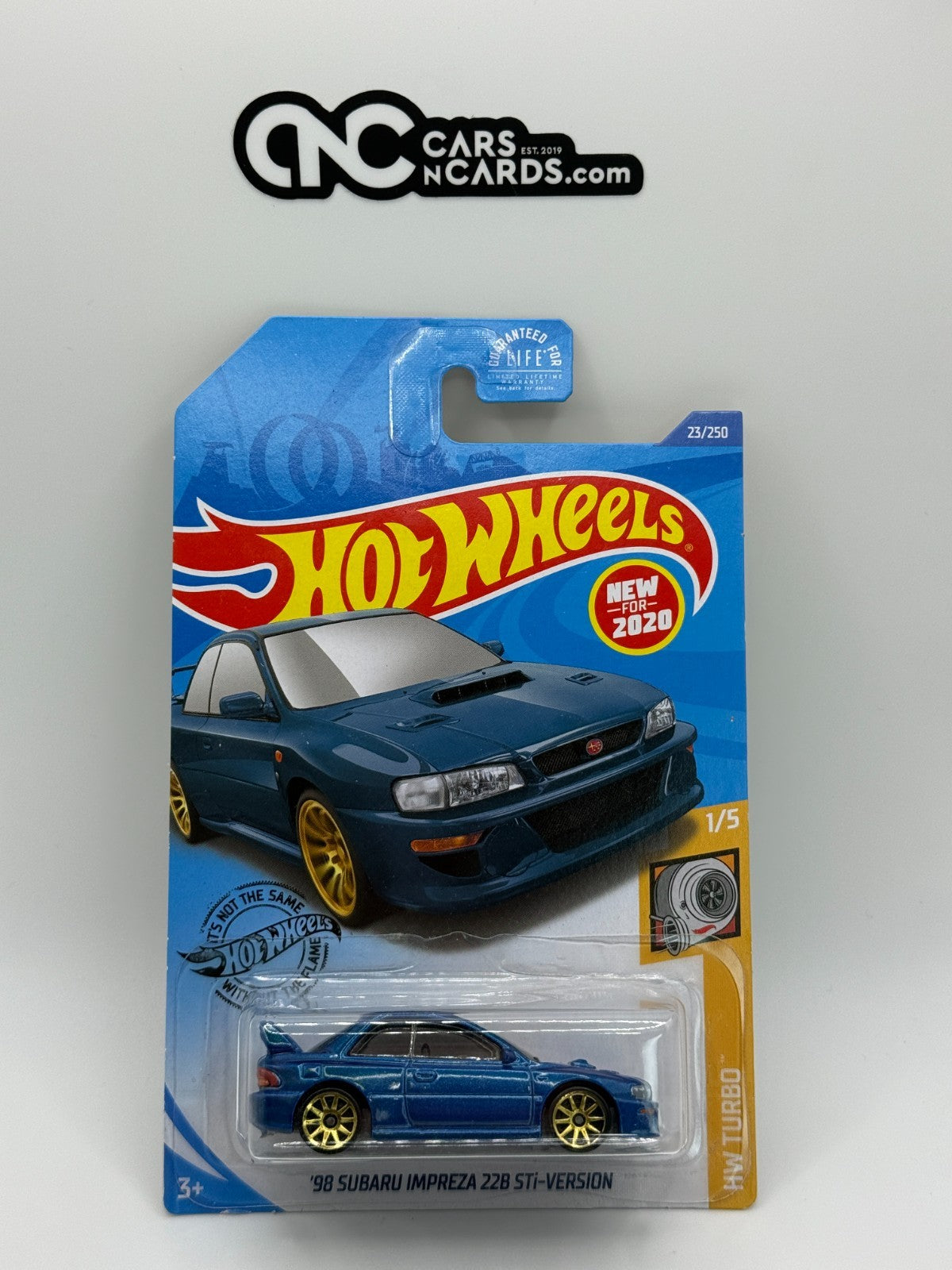 2020 Hot Wheels HW Turbo 1/5 '98 Subaru 22B STi-Version Blue