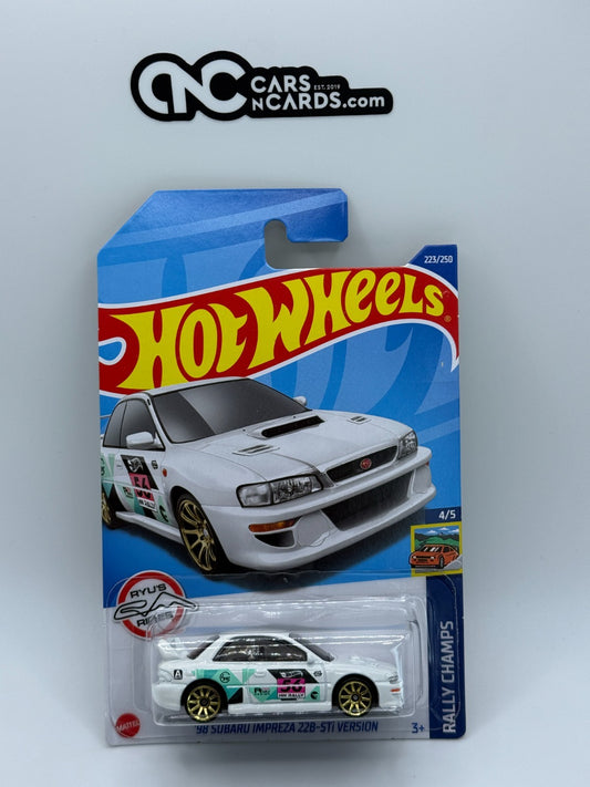 2022 Hot Wheels Rally Champs 4/5 Treasure Hunt '98 Subaru Impreza 22B-STi