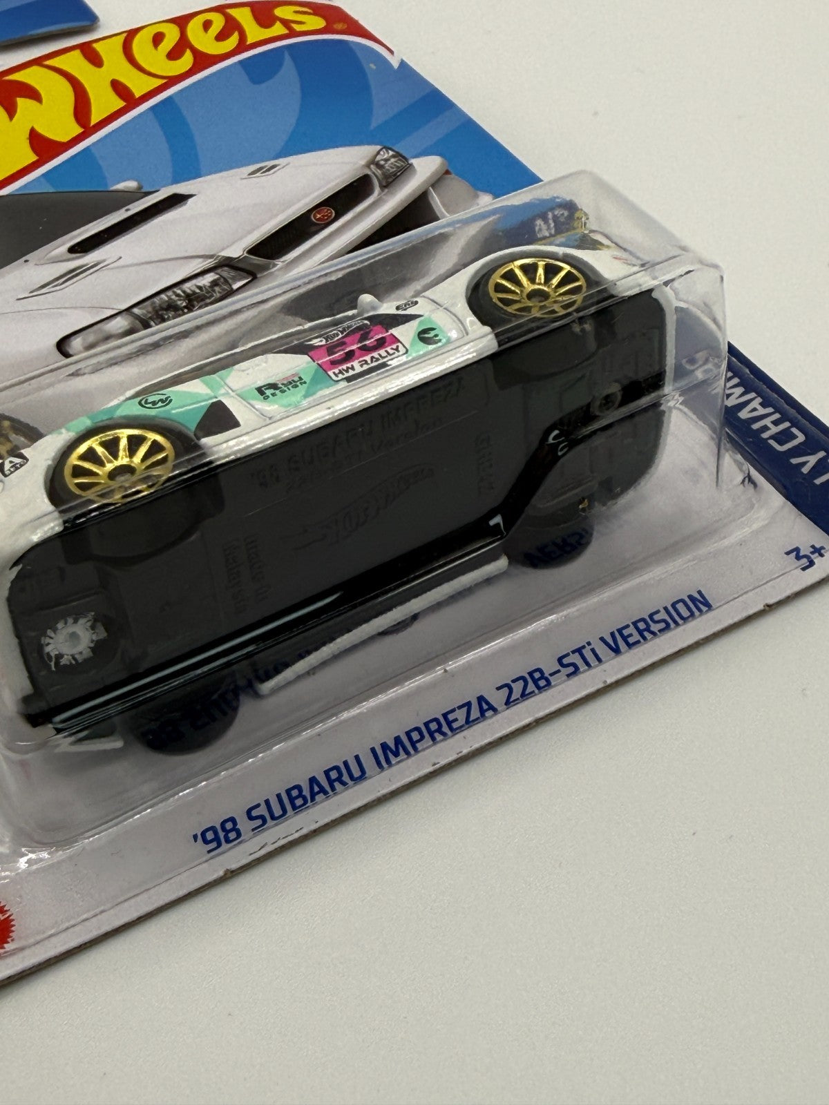 2022 Hot Wheels Rally Champs 4/5 Treasure Hunt '98 Subaru Impreza 22B-STi