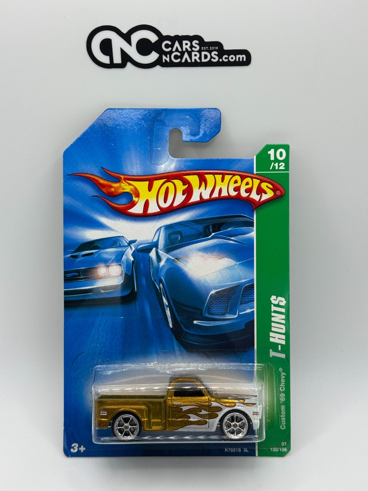 2007 Hot Wheels Super Treasure Hunt 10/12 Custom '69 Chevy With Protector