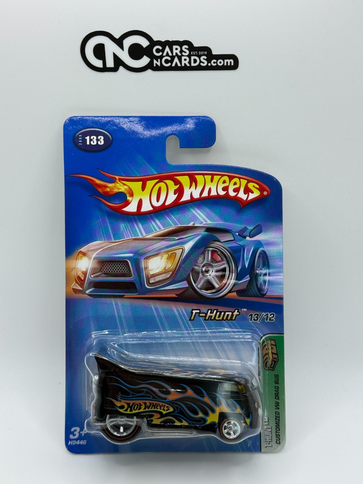 2005 Hot Wheels Treasure Hunt 13/12 Customized VW Drag Bus With Protector