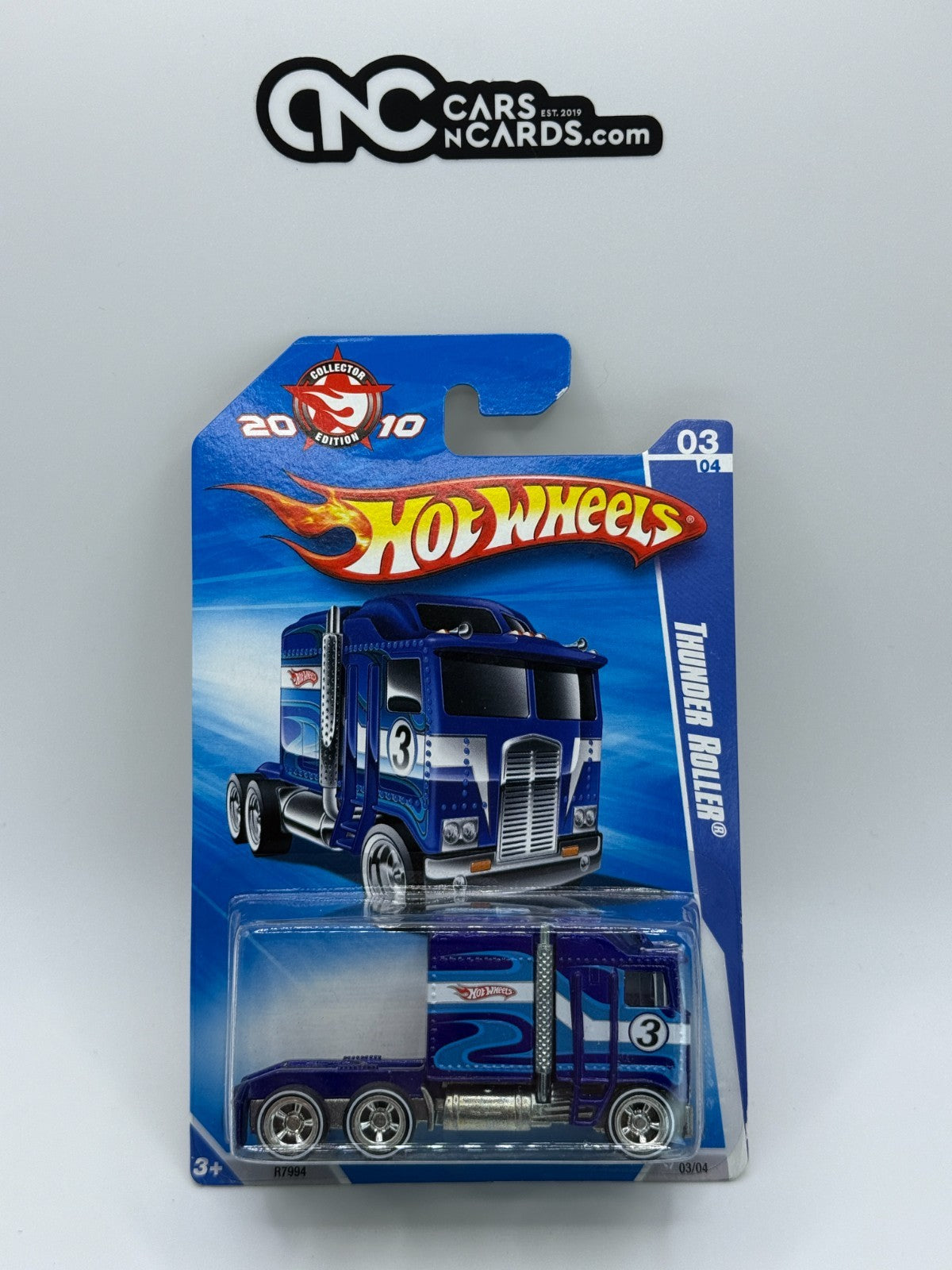 2010 Hot Wheels Collector Edition 03/04 Thunder Roller With Protector