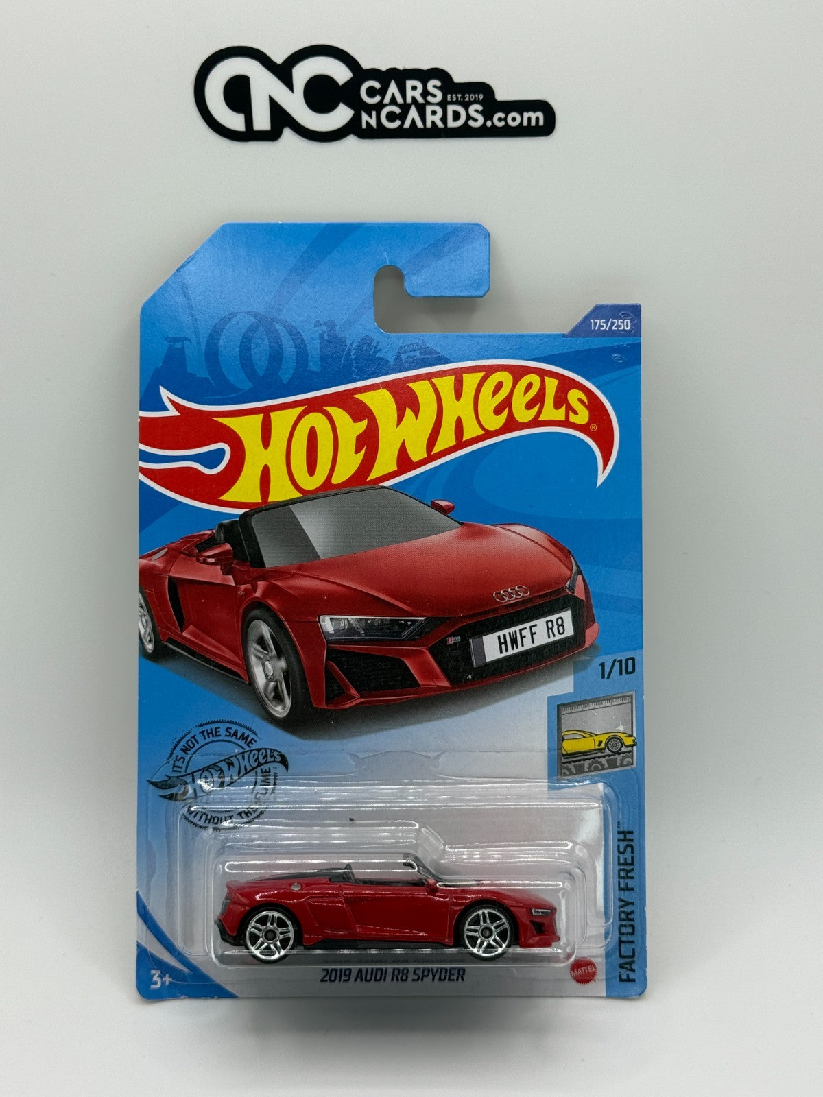 2021 Hot Wheels Factory Fresh 1/10 2019 Audi R8 Spyder Red