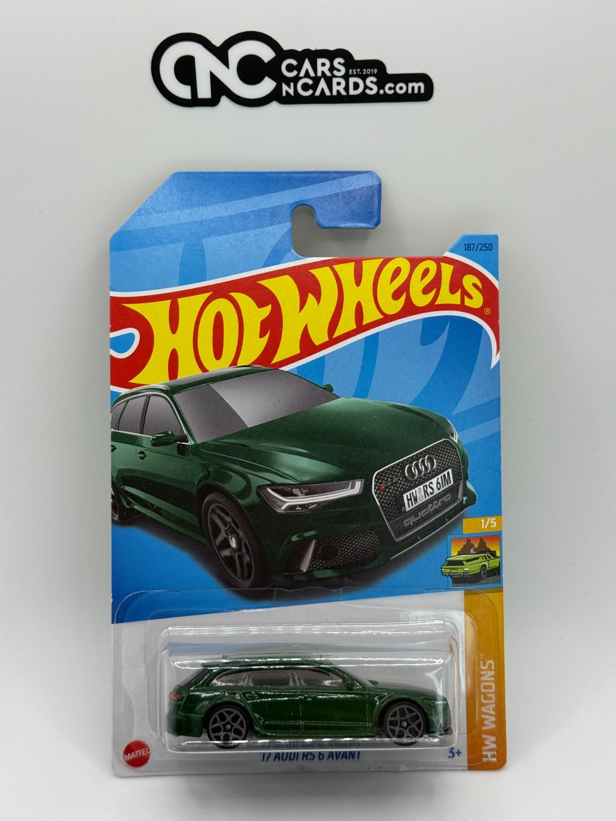 2023 Hot Wheels HW Wagons 1/5 '17 Audi RS 6 Avant Green