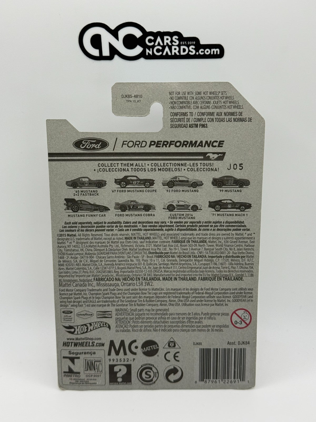 2016 Hot Wheels Ford Performance 1/8 '65 Mustang 2+2 Fastback (Soft Corners)