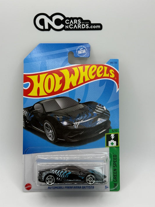 2023 Hot Wheels HW Green Speed 5/10 Automobili Pininfarina Battista Black
