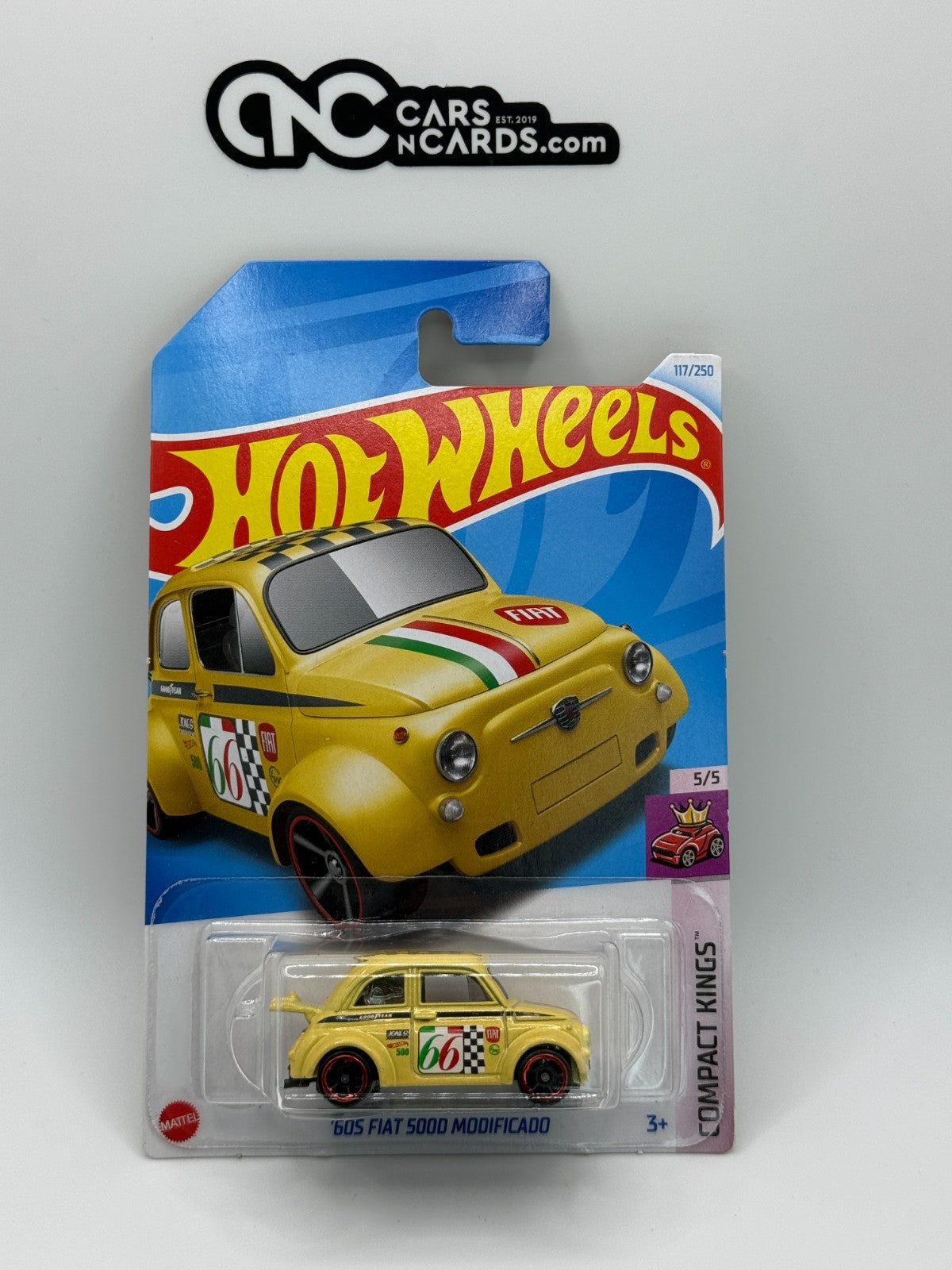 2024 Hot Wheels Compact Kings 5/5 '60s Fiat 500D Modificado