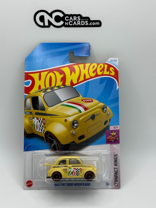 2024 Hot Wheels Compact Kings 5/5 '60s Fiat 500D Modificado