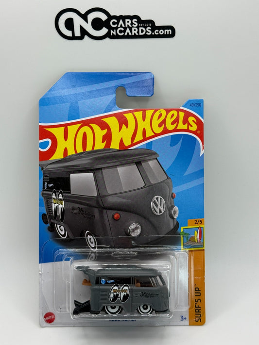 2023 Hot Wheels Surf's Up #2/5 Volkswagen Kool Kombi Mooneyes Black Soft Corners