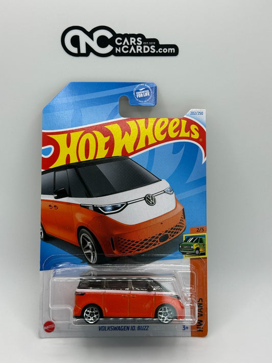 2024 Hot Wheels HW Vans 2/5 Volkswagen ID. Buzz Orange