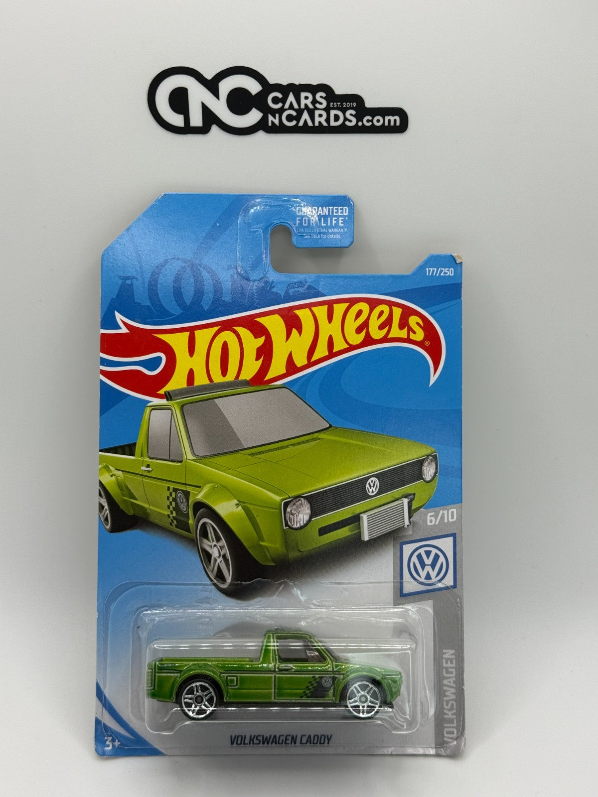 2019 Hot Wheels Volkswagen 6/10 Volkswagen Caddy (Soft Corners)