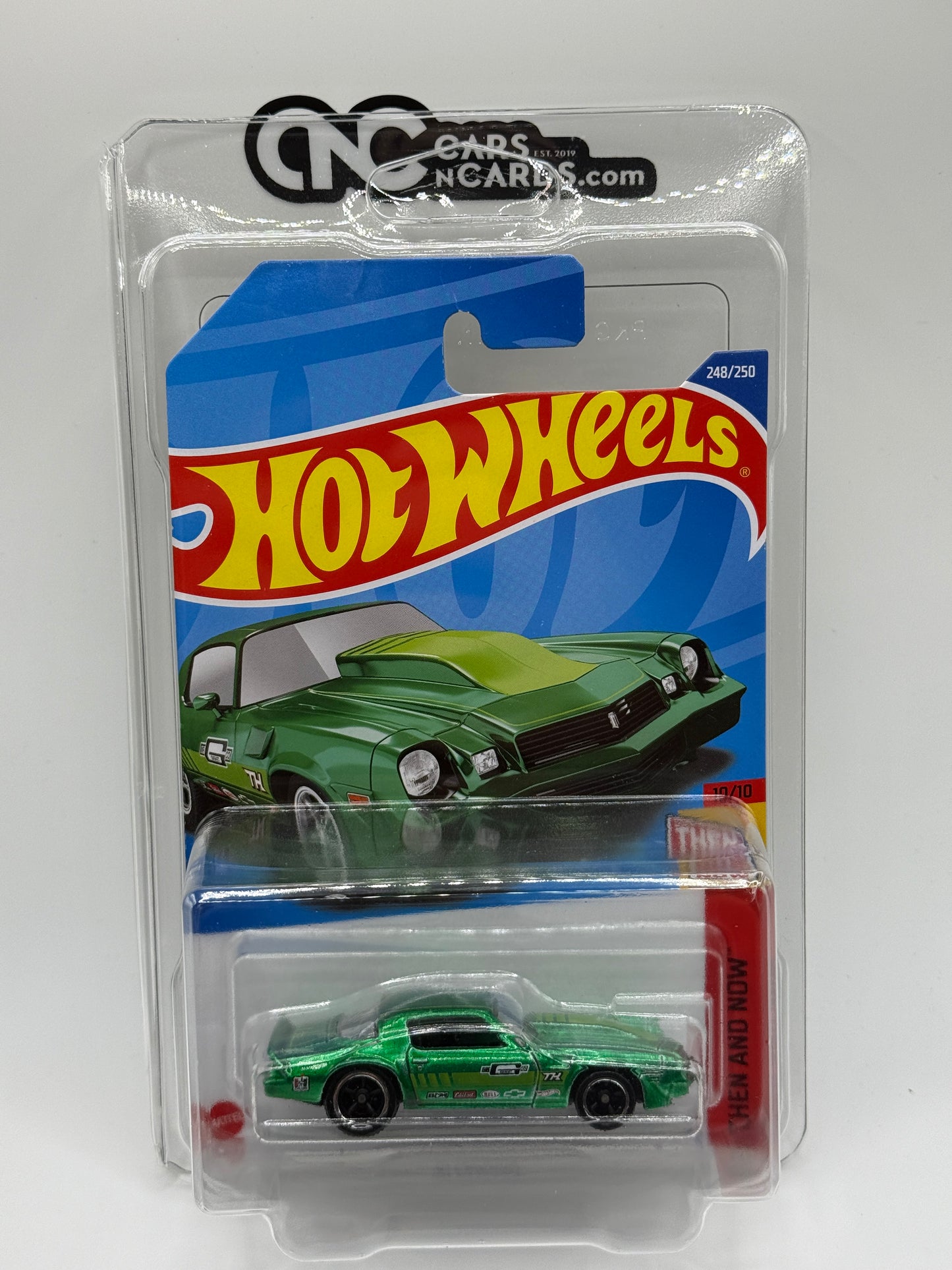 2022 Hot Wheels Then and Now Super Treasure Hunt '81 Camaro With Protector