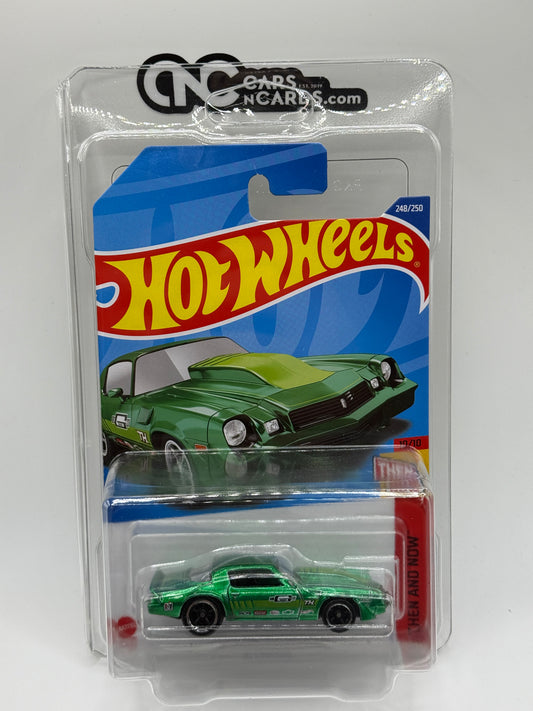 2022 Hot Wheels Then and Now Super Treasure Hunt '81 Camaro With Protector