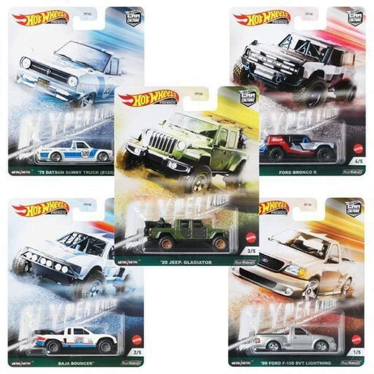 2021 Hot Wheels Premium Car Culture Hyper Haulers Full Set of 5 Cars