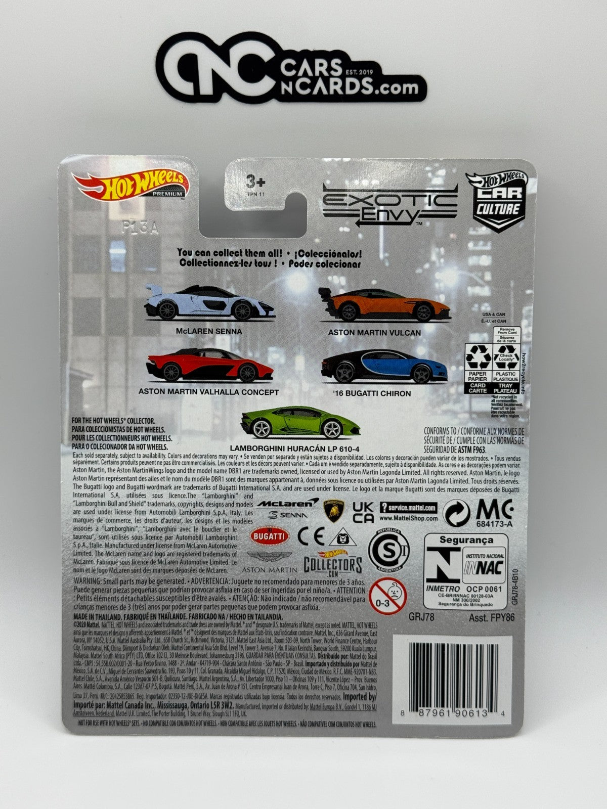 2021 Hot Wheels Premium Car Culture Exotic Envy Full Set of 5 Cars