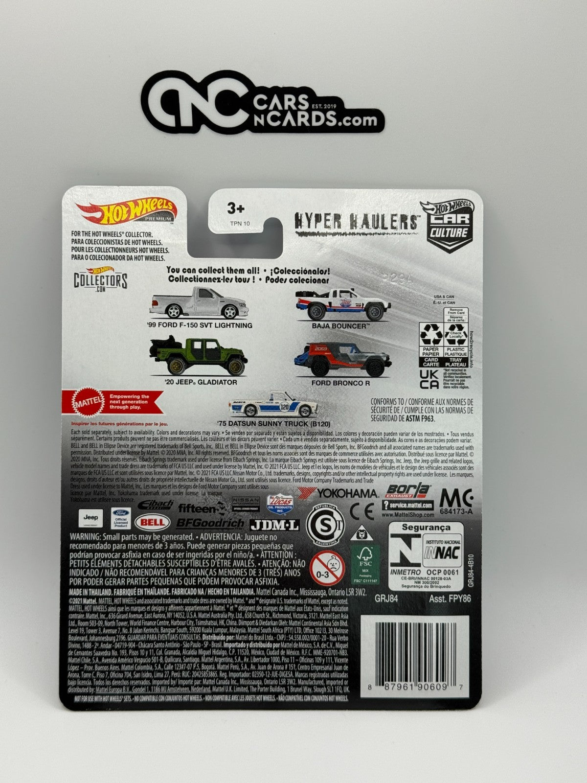 2021 Hot Wheels Premium Car Culture Hyper Haulers Full Set of 5 Cars