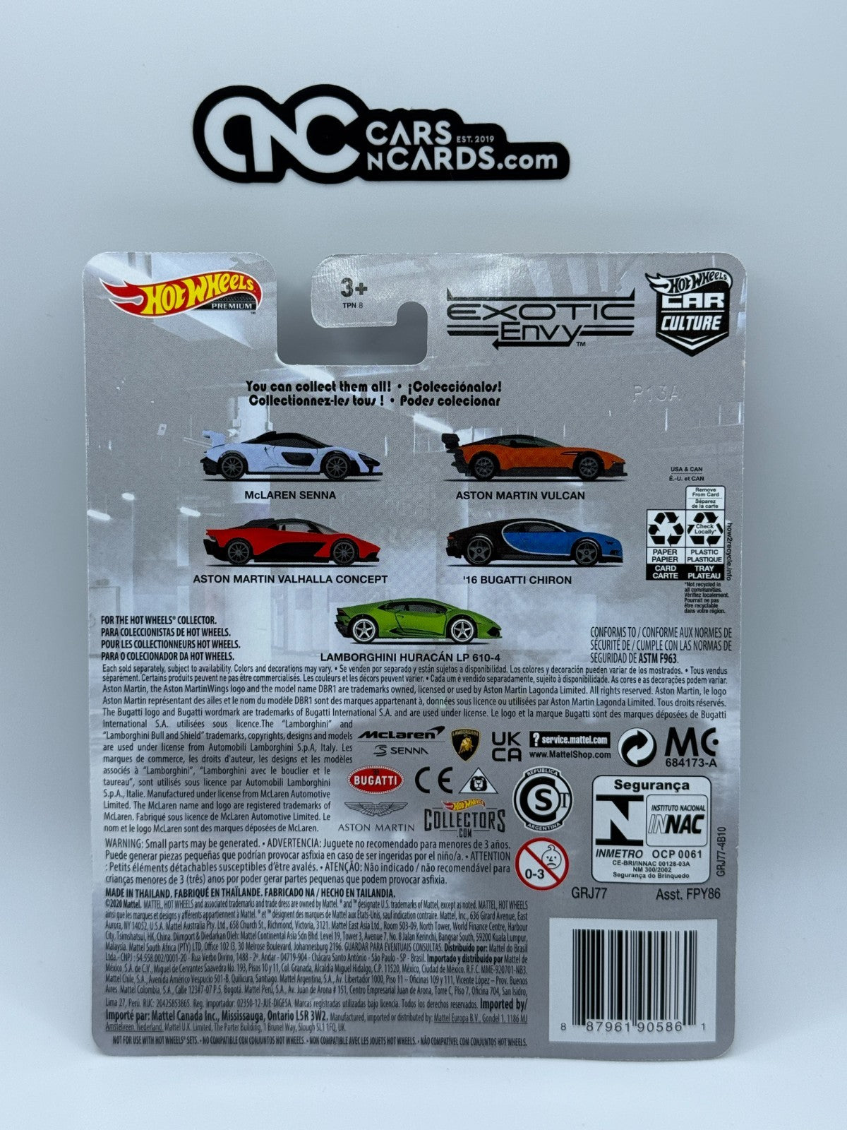 2021 Hot Wheels Premium Car Culture Exotic Envy Full Set of 5 Cars