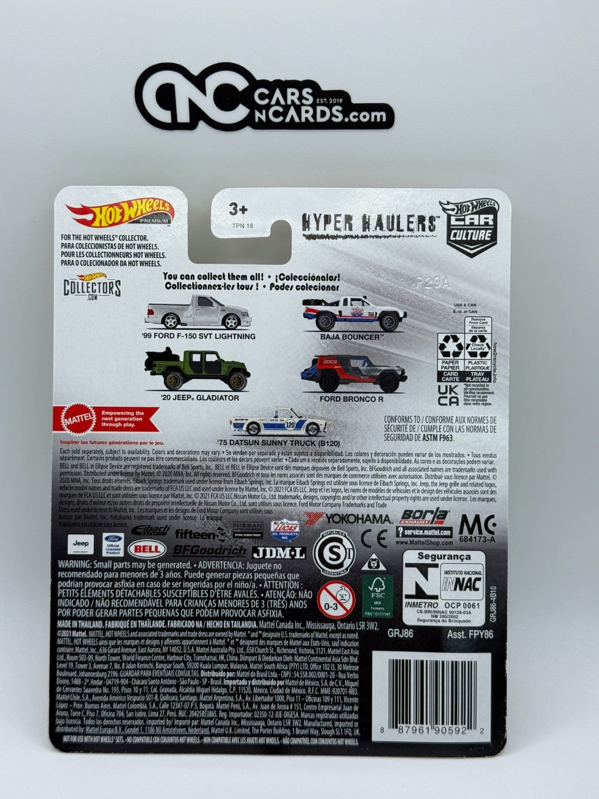 2021 Hot Wheels Premium Car Culture Hyper Haulers Full Set of 5 Cars