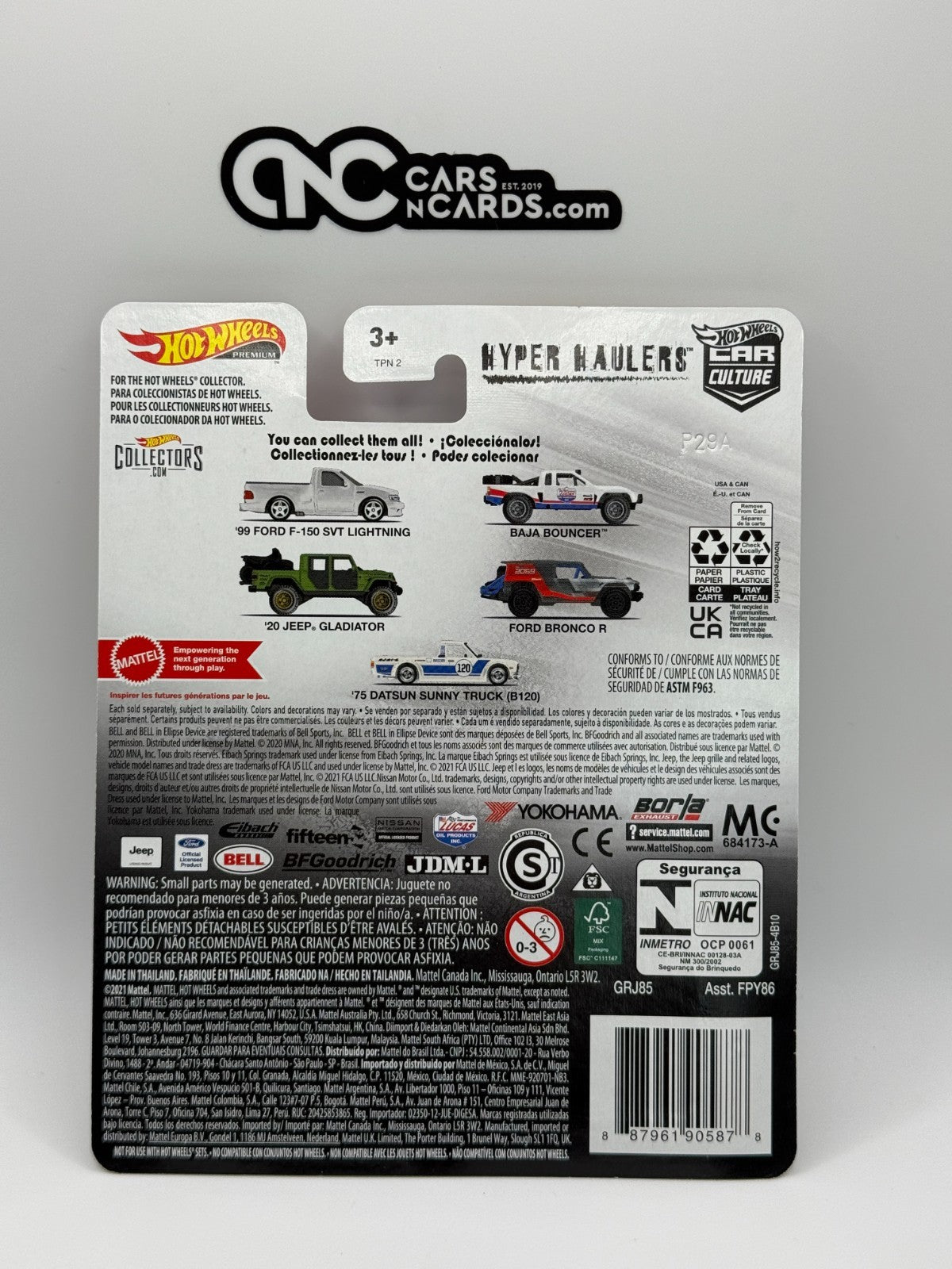 2021 Hot Wheels Premium Car Culture Hyper Haulers Full Set of 5 Cars