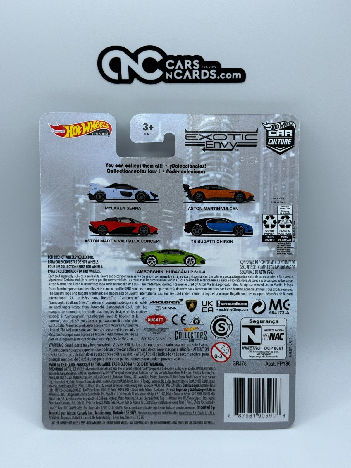 2021 Hot Wheels Premium Car Culture Exotic Envy Full Set of 5 Cars