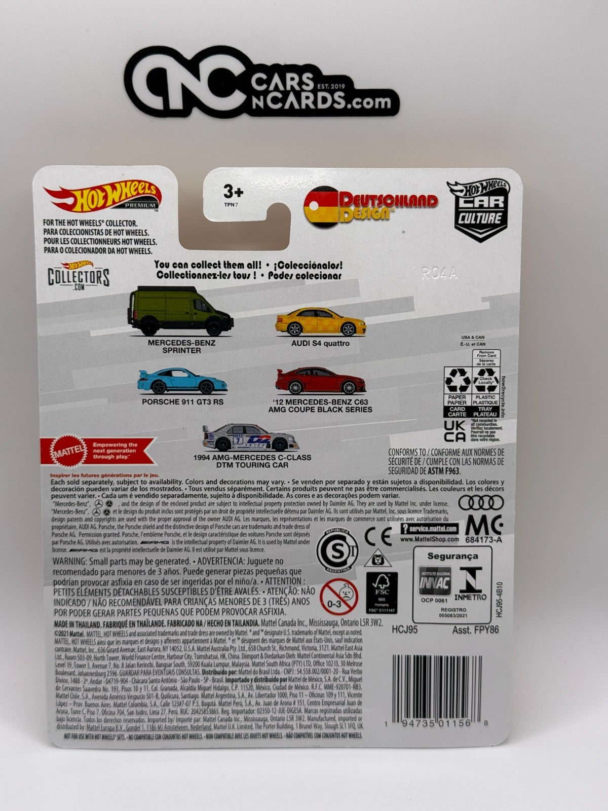 2022 Hot Wheels Premium Car Culture Deutschland Design Full Set of 5 Cars