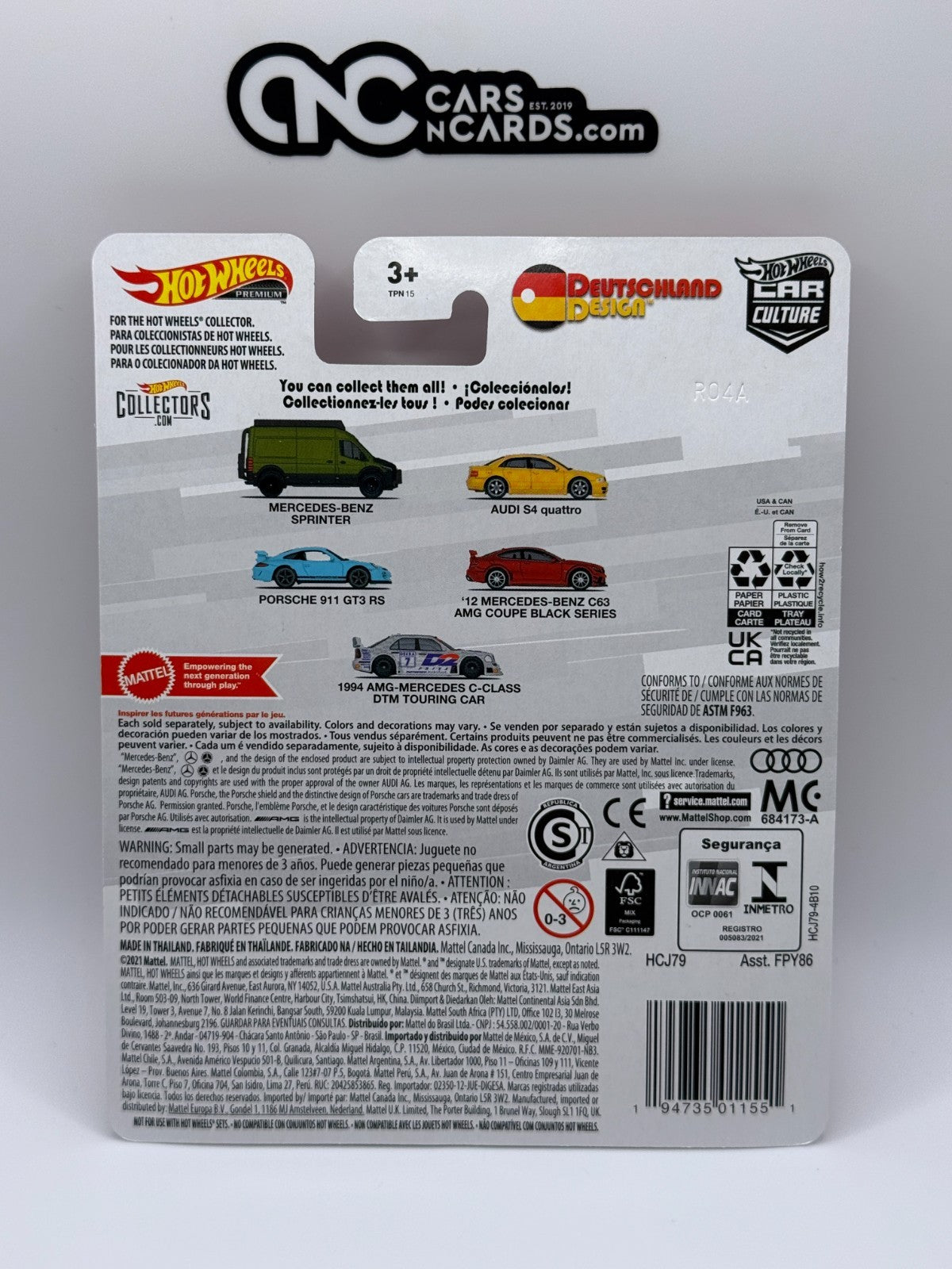 2022 Hot Wheels Premium Car Culture Deutschland Design Full Set of 5 Cars