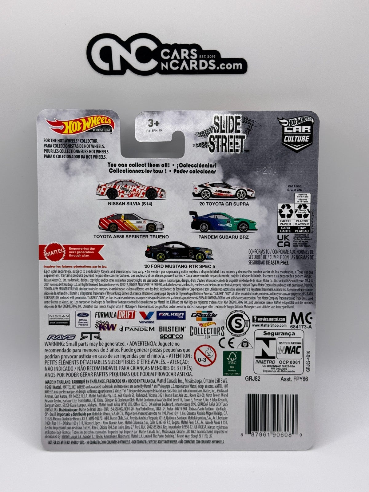 2021 Hot Wheels Premium Car Culture Slide Street Full Set of 5 Cars