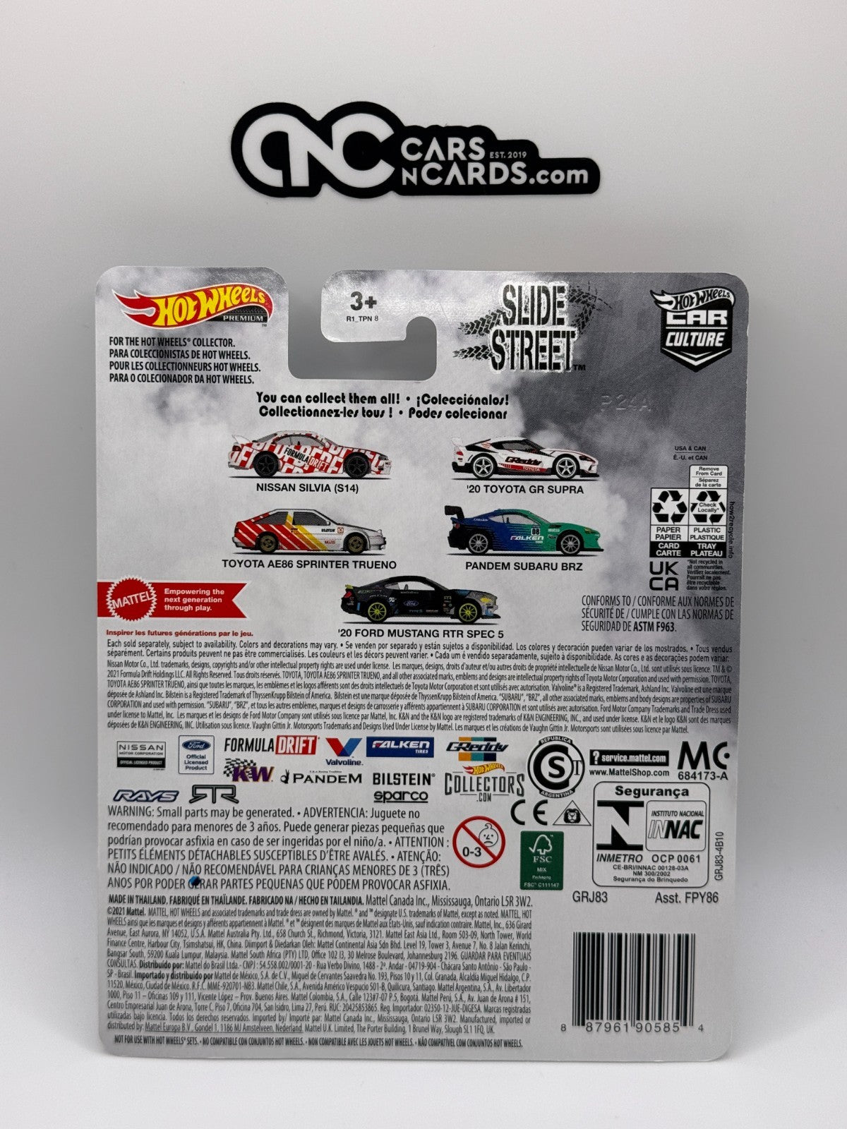 2021 Hot Wheels Premium Car Culture Slide Street Full Set of 5 Cars