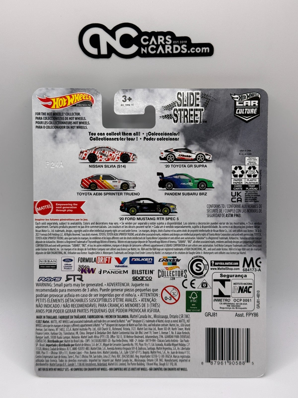 2021 Hot Wheels Premium Car Culture Slide Street Full Set of 5 Cars
