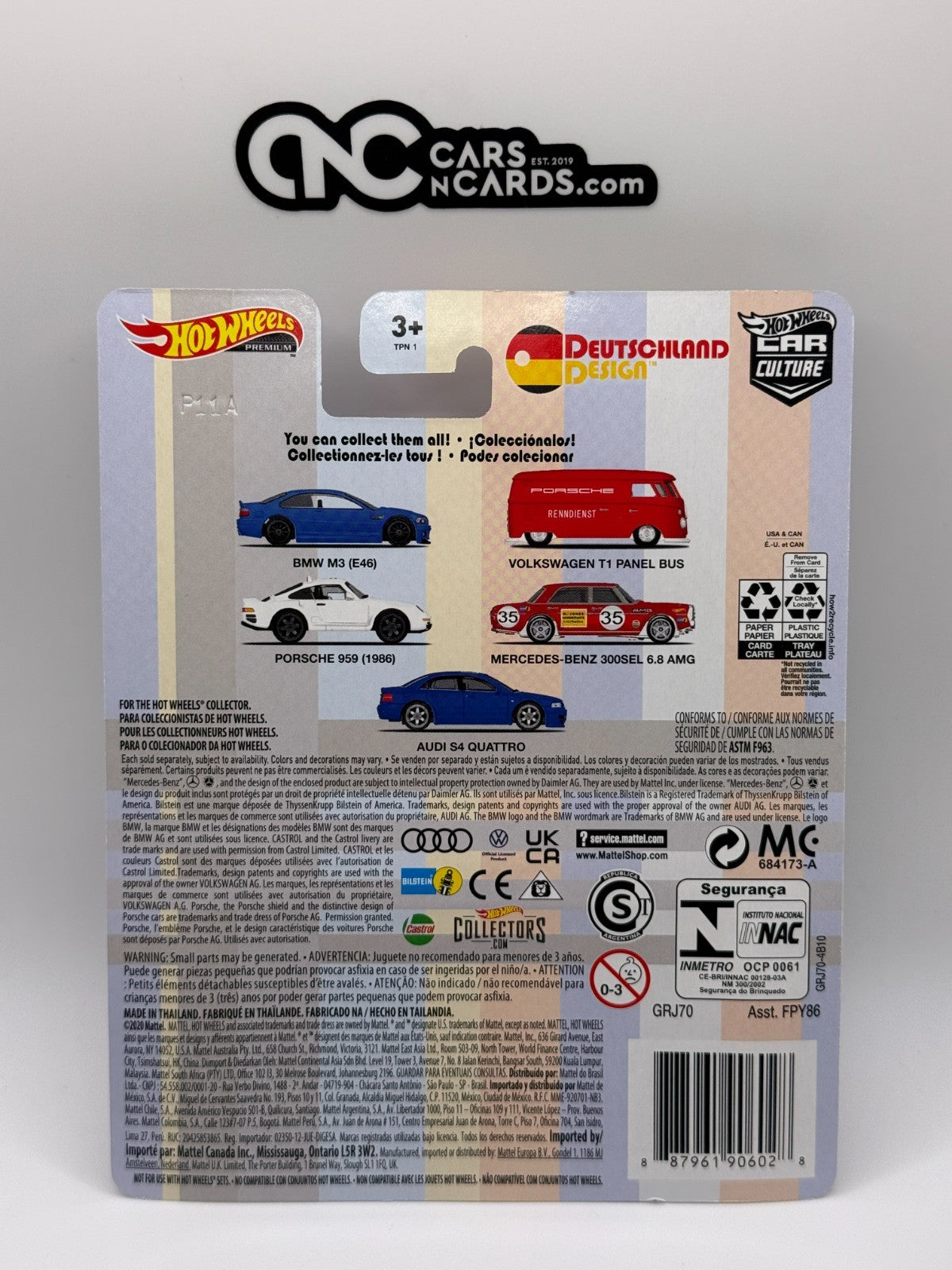 2021 Hot Wheels Premium Car Culture Deutschland Design Full Set of 5 Cars