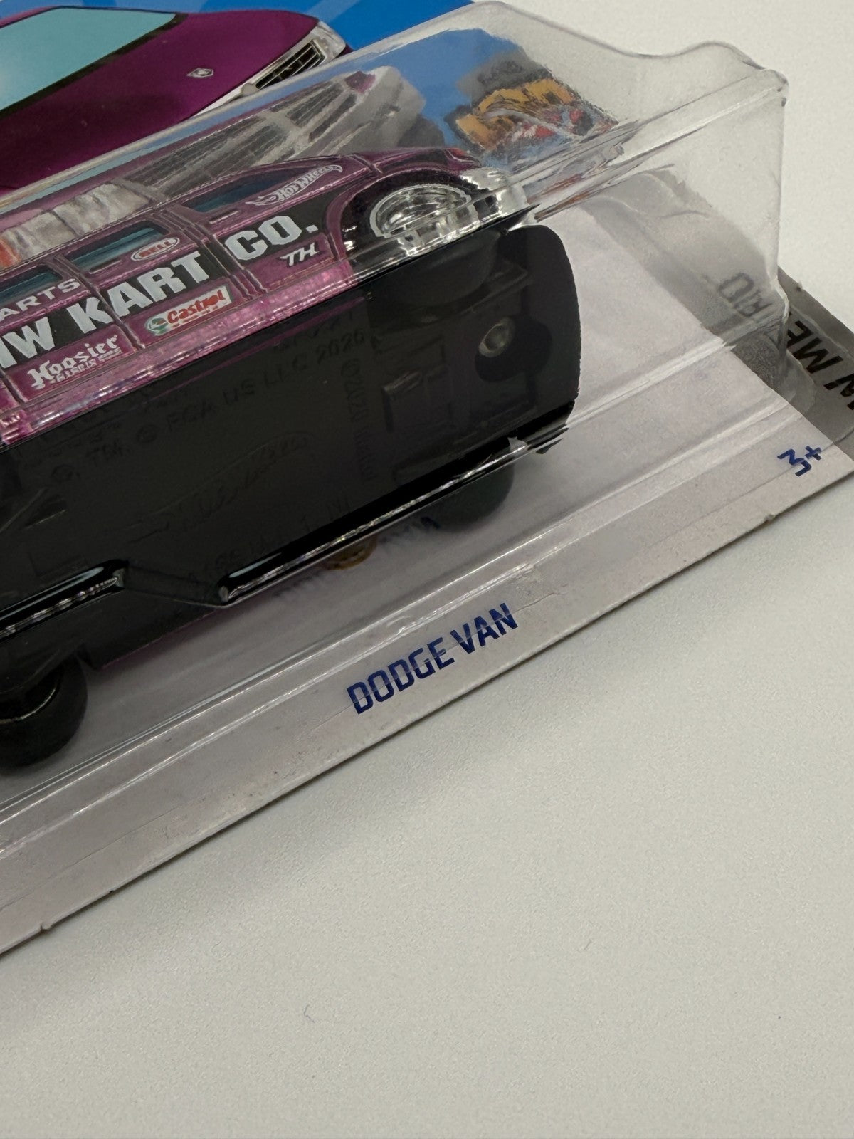 2022 Hot Wheels Super Treasure Hunt Dodge Van HW KART Co With Protector