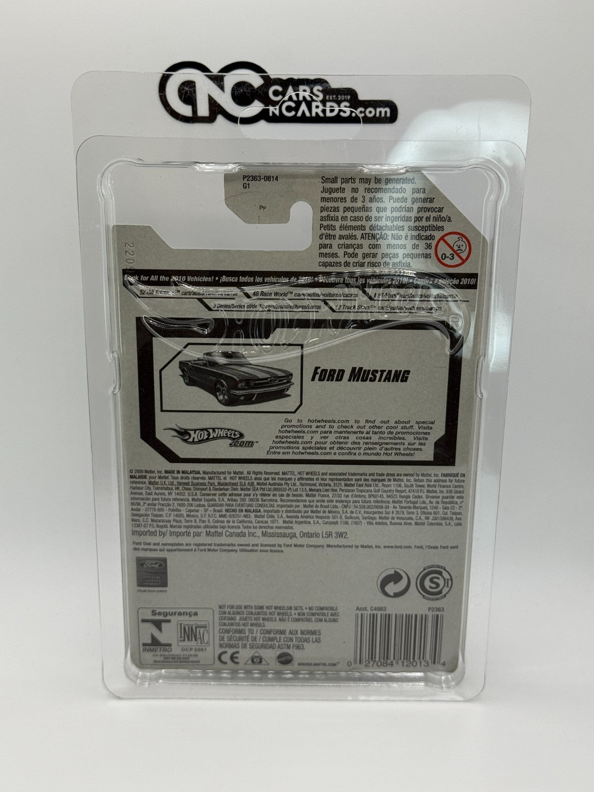 2009 Hot Wheels Super Treasure Hunt Ford Mustang With Protector